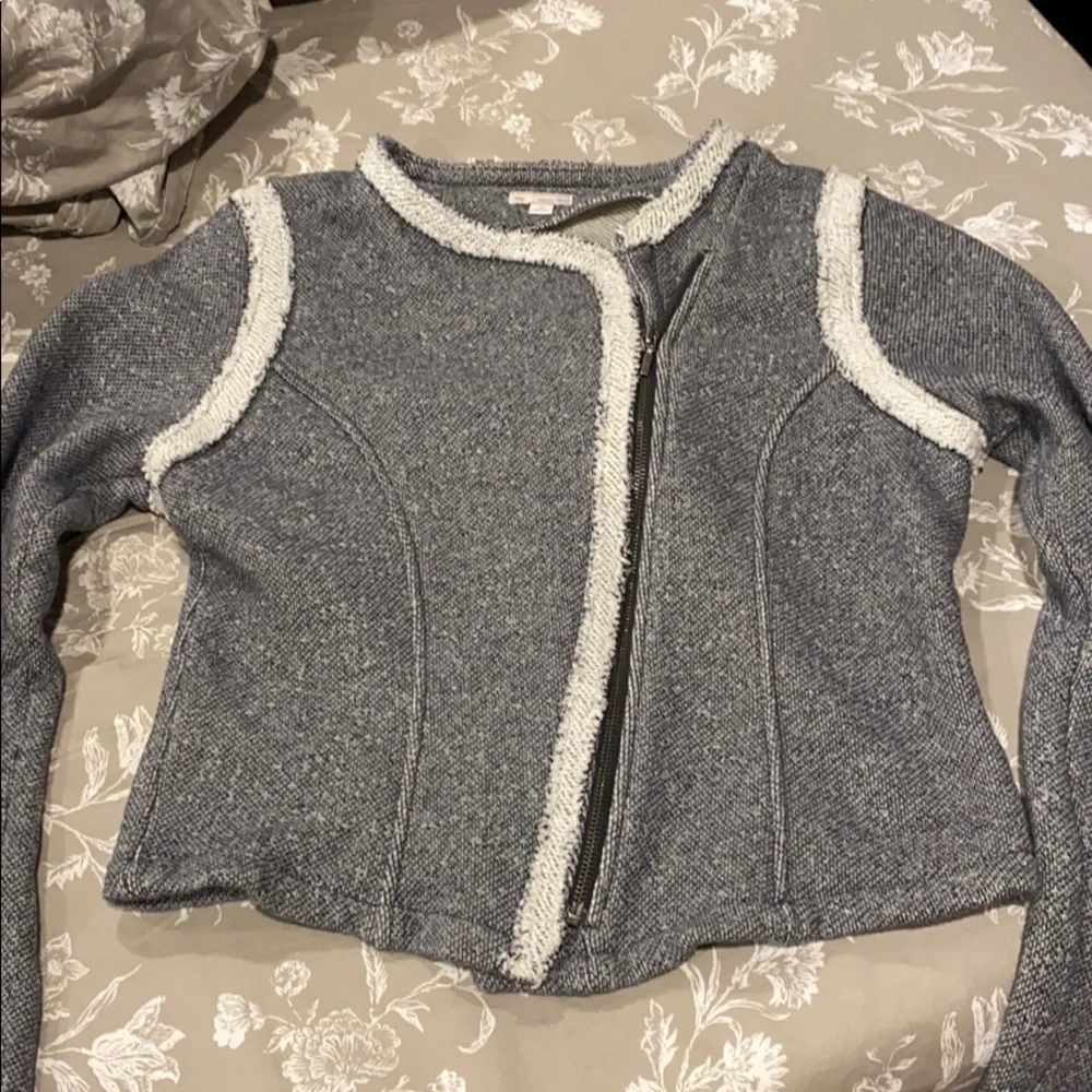 Gap French terry moto jacket